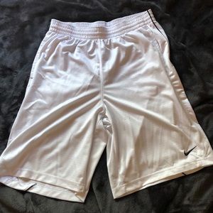 Men’s Nike Shorts Color White Size Large